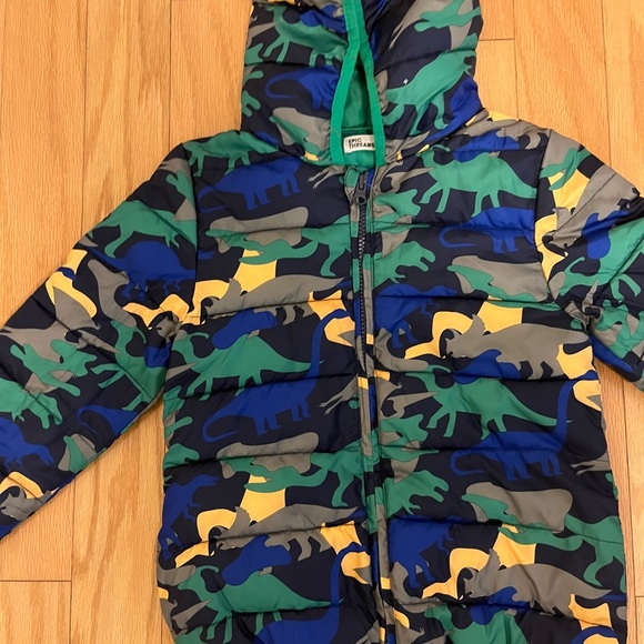 Dinosaur puffy rain coat - Picture 3 of 5